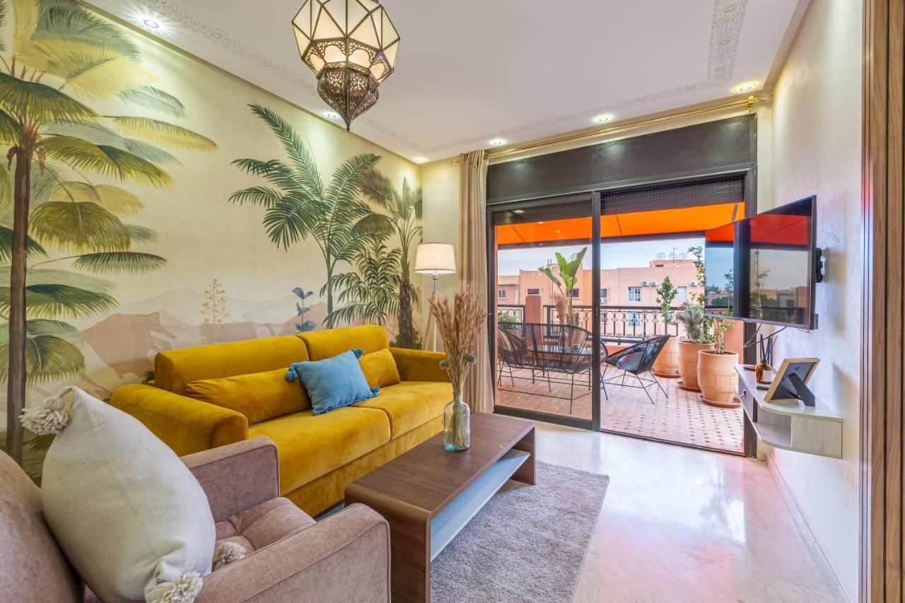 L'Atlas - Appartement Authentique A Gueliz Marraquexe Exterior foto