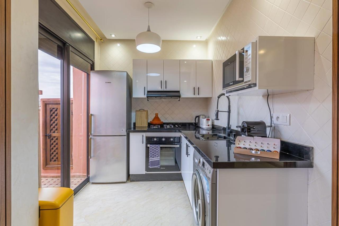 L'Atlas - Appartement Authentique A Gueliz Marraquexe Exterior foto